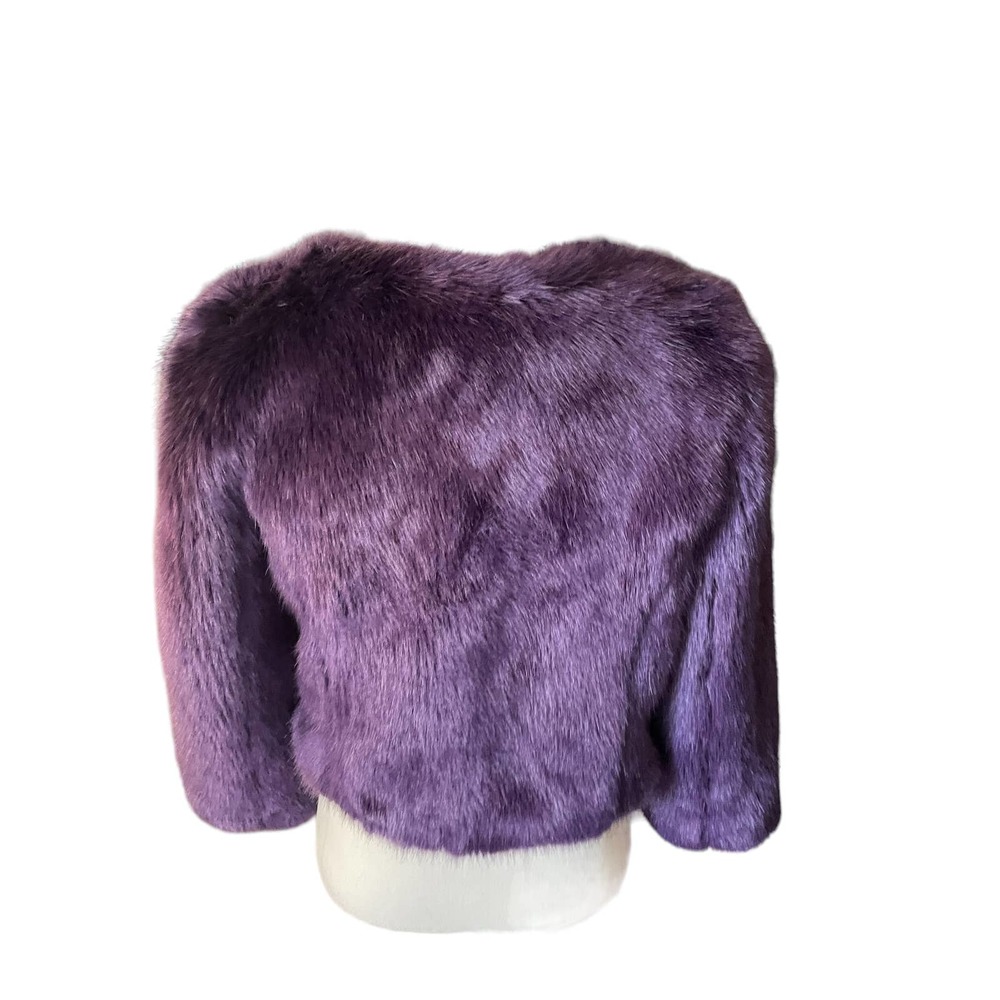 Cache Luxurious Violet Teddy Jacket